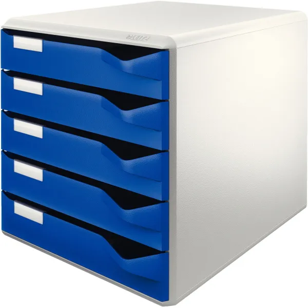 Leitz Post y Form mueble archivador azul/blanco