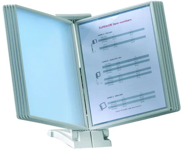 Q-connect A4 sistema de archivo de sobremesa gris claro