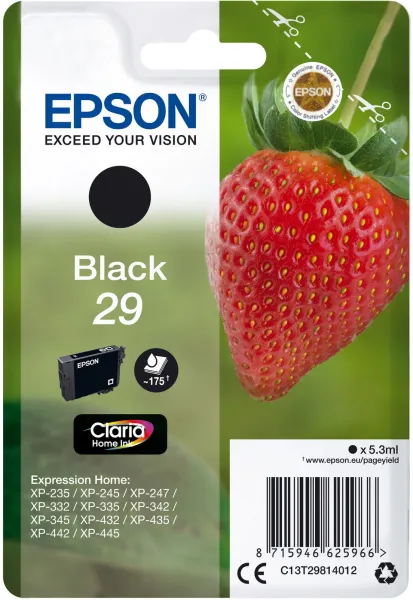 Depósito de tinta Epson 29, negro