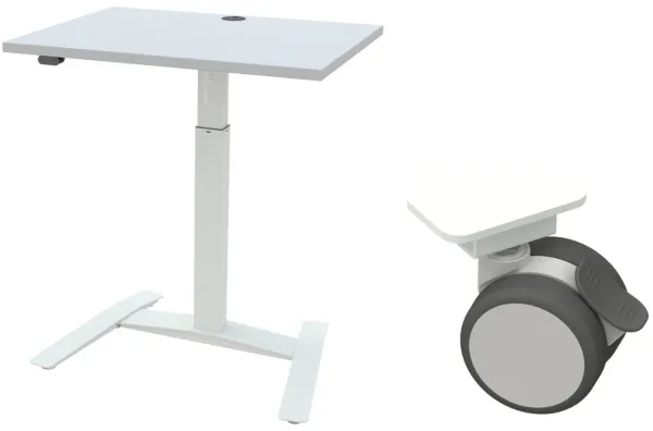 Mesa elevadora individual - Ruedas