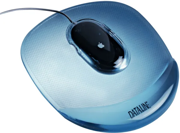 Esselte Dataline Alfombrilla de ratón Gel Azul Cristal