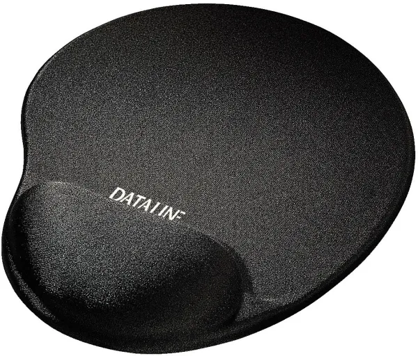 Esselte Dataline All-in-One Alfombrilla de ratón Gel Negra